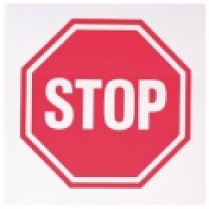 Panneau octogonal – stop – Novap
