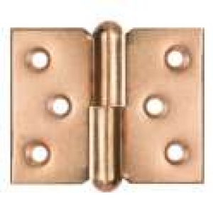 Paumelle de meuble à nœud roulé acier laitonné – Monin