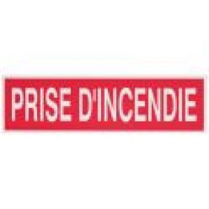 Plaque de signalisation prise d’incendie – R.pons