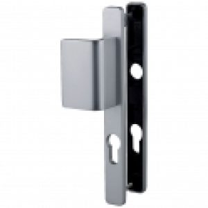 Poignée de porte palière argent – Clé I – PE 24 – Vachette