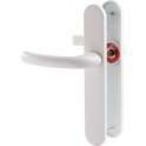 Poignée de porte sur plaque blanc pur – Tokyo – Hoppe et cie