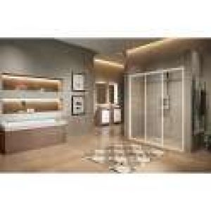 Porte coulissante 3 panneaux – Lunes P 2.0 – Novellini