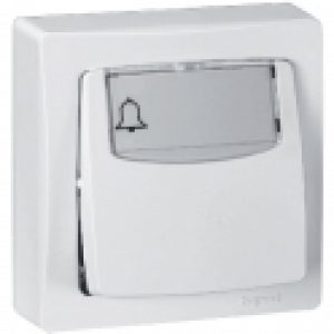 Poussoir 6A porte étiquette Saillie complet – Legrand