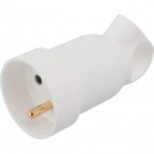 Prolongateur à anneau 2P+T plastique blanc – Legrand