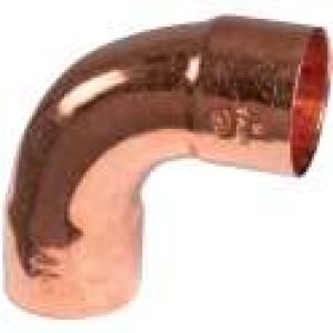 Raccord cuivre coudé 90° à souder femelle – Grand rayon – Conex / Bänninger