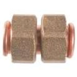 Raccord cuivre droit à double écrou femelle – Hecapo