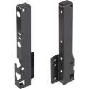 Raccord de paroi arrière ATIRA anthracite – La paire – Hettich