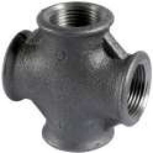 Raccord fonte noire en croix à visser femelle – N° 180 – Virfollet & cie