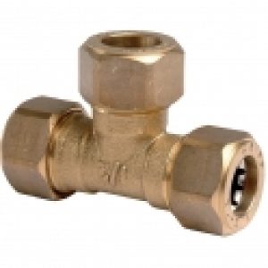 Raccord laiton en T à serrage – Ø 12 mm – Watts industries