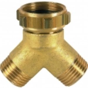 Raccord laiton Y fileté – MF 3/4&Prime; – Riquier