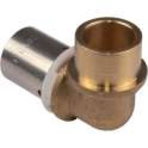 Raccord PER coudé 90° à sertir – PER / Cuivre – PB tub