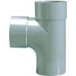 Raccord PVC gris en T MF – Double emboîtage – Girpi