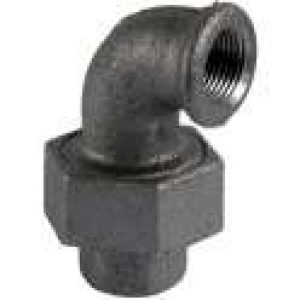 Raccord union fonte noire coudé 90° à visser femelle – N° 96 – Virfollet & cie