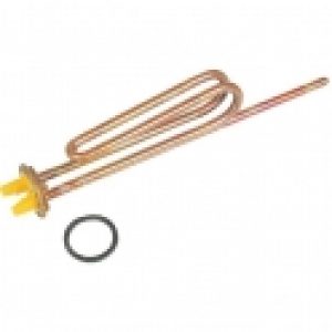 Resistance blindee thermo-plongeur droite unipolaire à bride – 2000 W – Cotherm