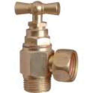 Robinet d’arrêt équerre tête à potence – Avec presse étoupe