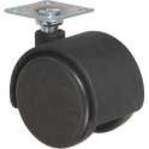 Roulette jumelée ameublement à platine pivotante série S49 P – Caujolle