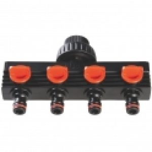 Répartiteur plastique – 4 sortie – MF 3/4″ – Claber