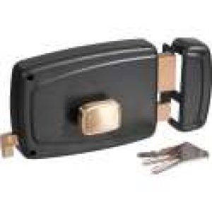 Serrure de porte de garage à tirage – Clé I – Axe à 70 mm – Vachette