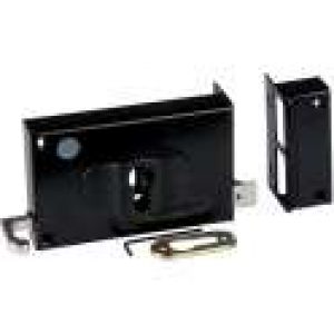 Serrure en applique noire à Tirage – Clé I – Axe de 52 à…