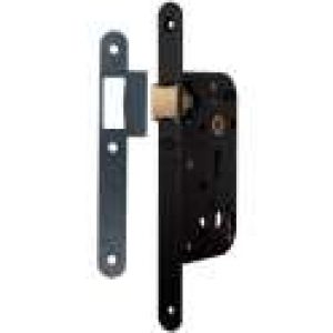 Serrure à larder laqué noire à fouillot – Axe à 50 mm – Multibat – Thirard
