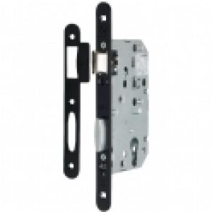 Serrure à larder noire à fouillot sans gâche – Clé…
