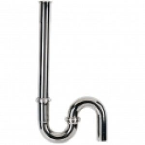 Siphon laiton chromé sortie verticale – Sélection Cazabox