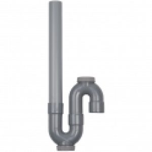 Siphon plastique M.A.L. – sortie verticale – Regiplast