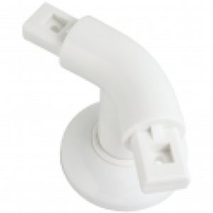 Support de liaison coudé à 135° – 80 x 96 mm – Ø 33 mm – Pellet ASC