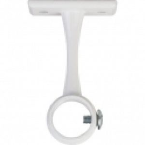 Support de tube rond acier blanc – Duval