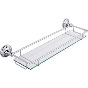 Tablette rétro ancienne BROOKS verre 46 cm