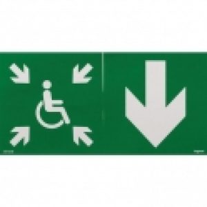 Étiquette de signalisation d&rsquo;espace d&rsquo;attente…