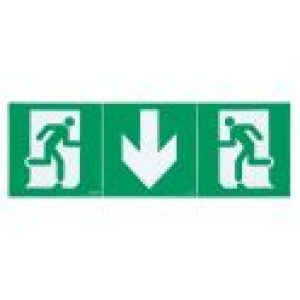 Étiquette d’évacuation adhésive BAES – Legrand