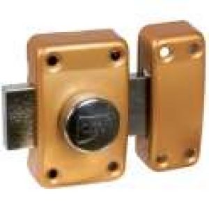 Verrou à bouton bronze – Pêne 110 mm – ISR6 – Iséo
