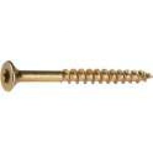 Vis bois zingué jaune tête fraisé T25 – Spax