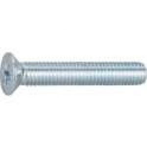 Vis métaux tête fraisé PZ2 zingué blanc – Vissal