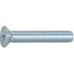 Vis métaux tête fraisé PZ3 zingué blanc – Vissal