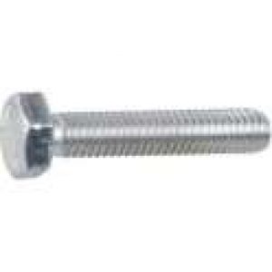 Vis métaux tête hexagonal zingué blanc – Vissal