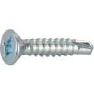 Vis tôle tête fraisée PH3 zingué blanc – Rifix