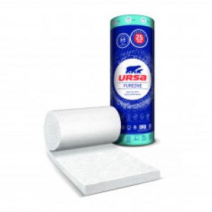 10 Paquets de 2 rouleaux laine de verre PureOne 40 QN acoustique – Ep. 45mm – 194,40m² – R 1.10