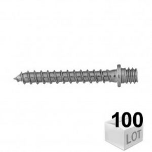 100 Pattes à vis bois 7×150 Fischer – en boîte – DISPONIBLES en 6 Longueurs