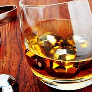 2 diamants de refroidissement en acier inoxydable