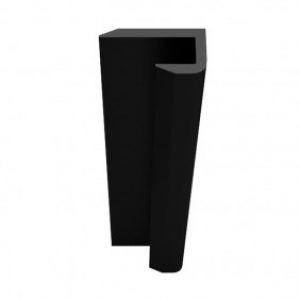 2 profilés de finition – pour panneaux Colors ou Homestone – noir ou chrome