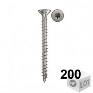 200 Vis bois acier inox Power-Fast TX10 Ø3 – DISPONIBLE en 4 LONGUEURS