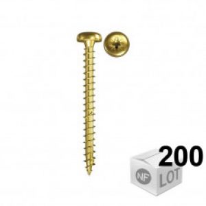 200 Vis VBA tête ronde Power-Fast 3,5×20 – Fischer
