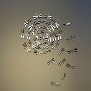 21 Autocollants de libellules en différentes tailles