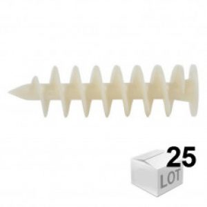 25 chevilles FID 90mm pour fixation dans les isolants PSE et PU