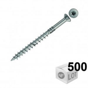 500 Vis inox A2 TX spéciales pour terrasse en bois Ø5x50mm ou Ø5x60mm – Fischer