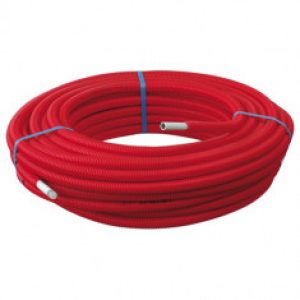 50m Tube Multicouche Ø16×2,0 – Alu 0,20mm – Prégainé Rouge SOMATHERM