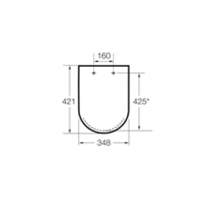Abattant et siège blanc avec charnières acétals…
