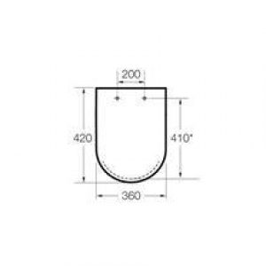 Abattant et siège compact graphite Hall Roca